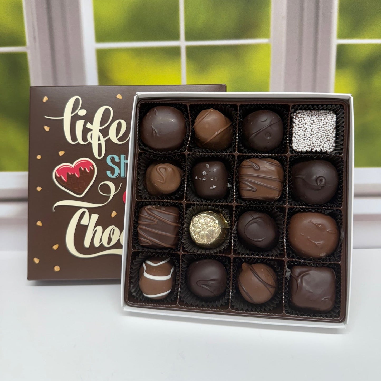 Life is Short Assortment (16 Piece Chocolates)