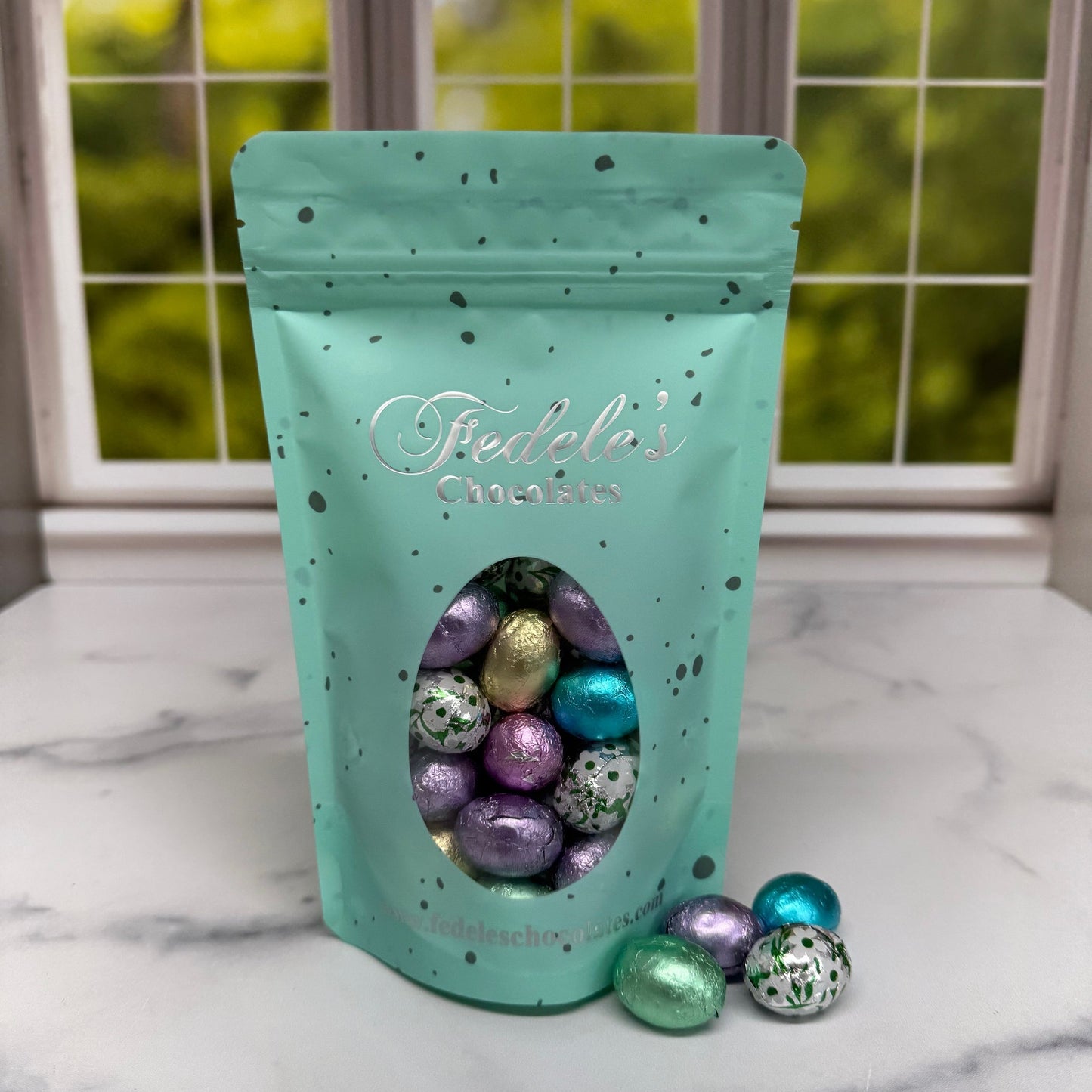 Easter Foil Eggs (White Chocolate)