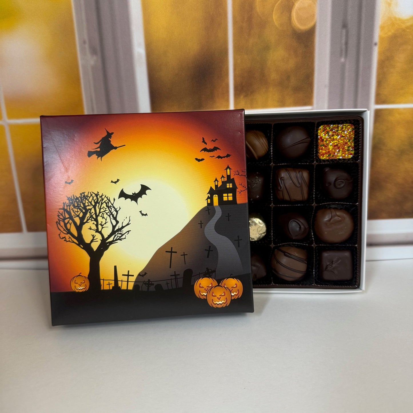 Haunted House Box (16 Piece Chocolates)