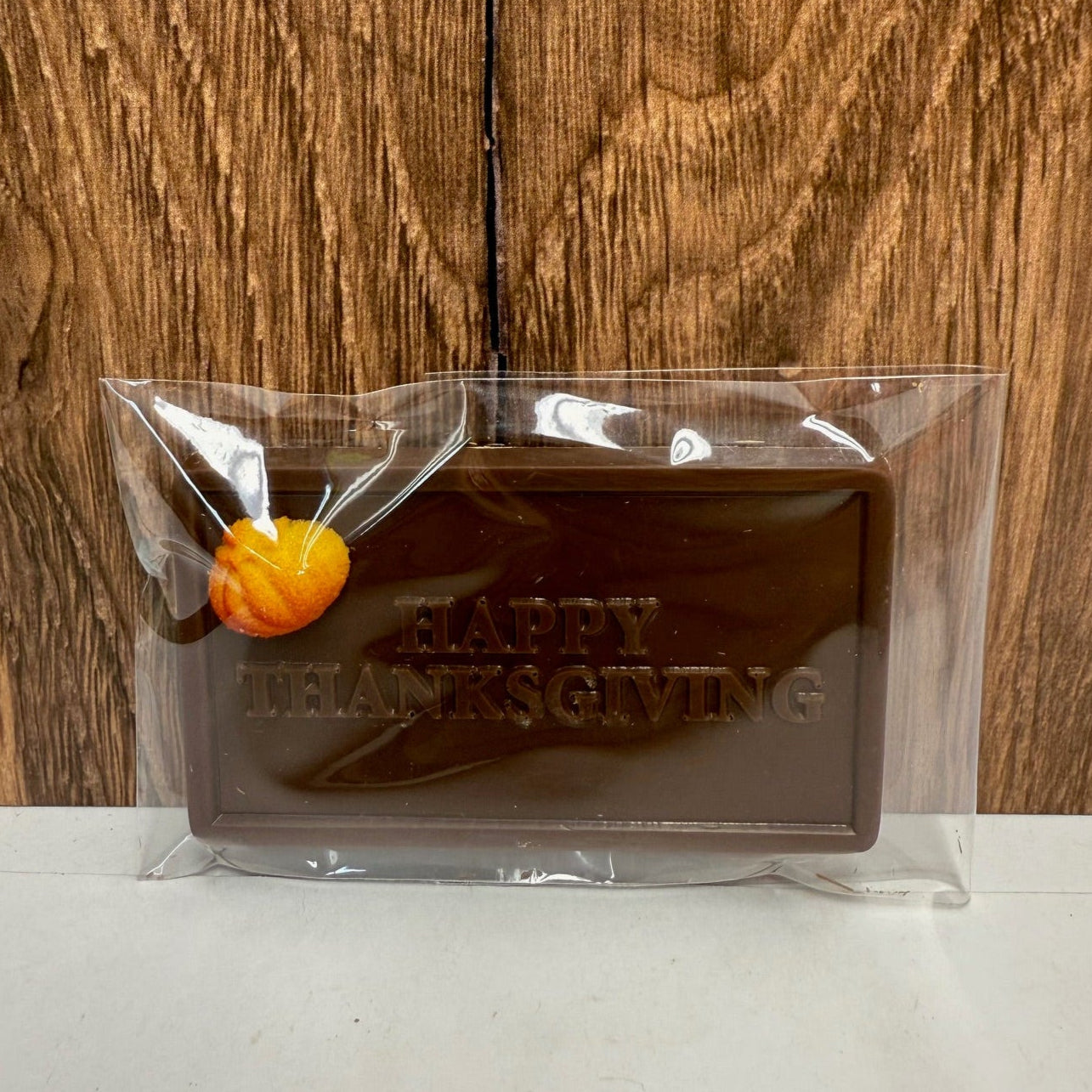 Happy Thanksgiving Small Greeting Card (Milk or Dark Chocolate)