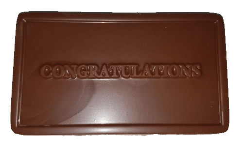 Congratulations (Small) Chocolate Card