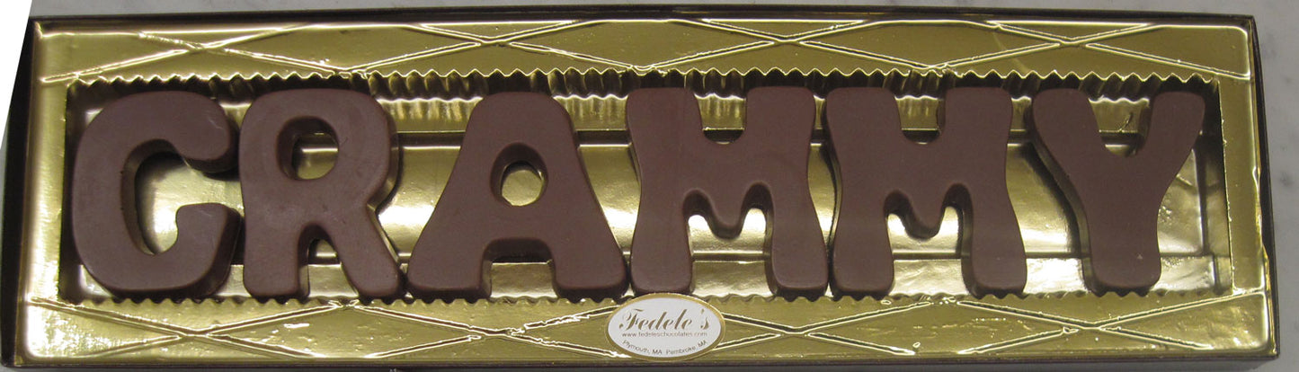 GRAMMY Chocolate Letters (Milk)