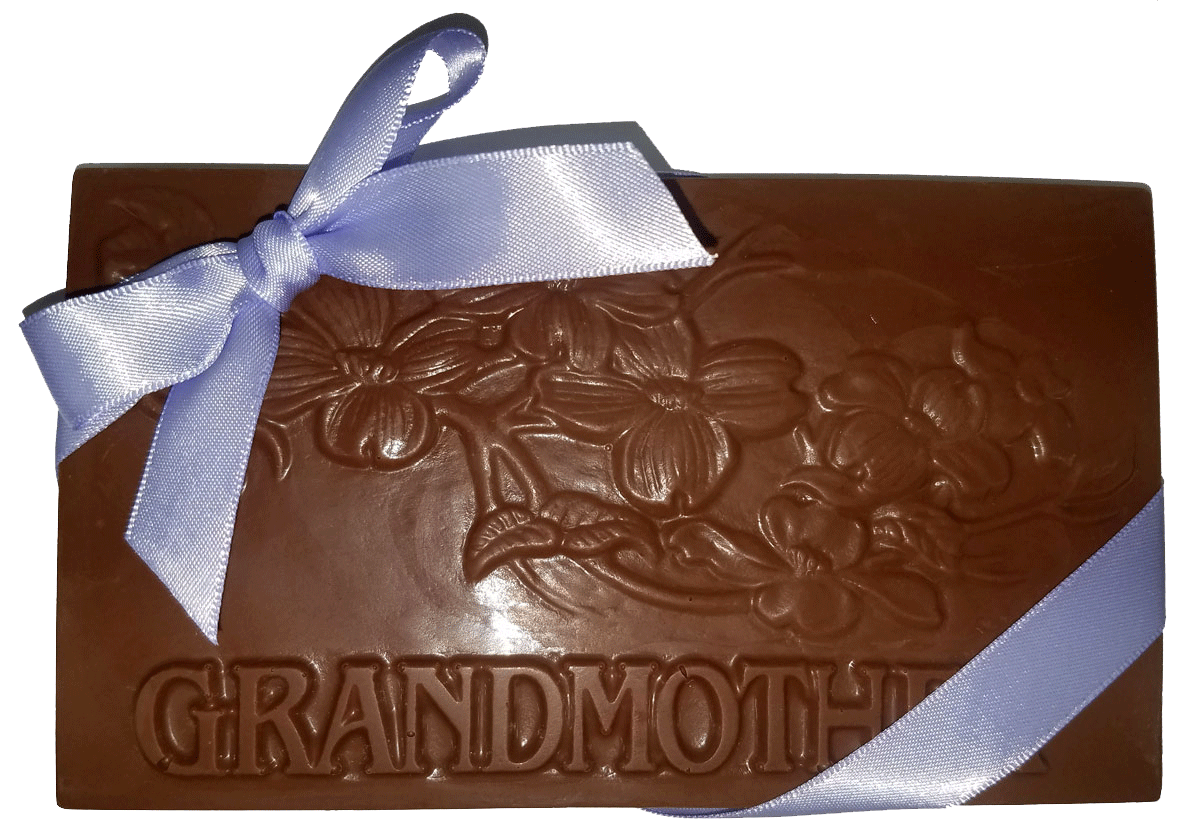 Grandmother Large Chocolate Card (Milk Chocolate)