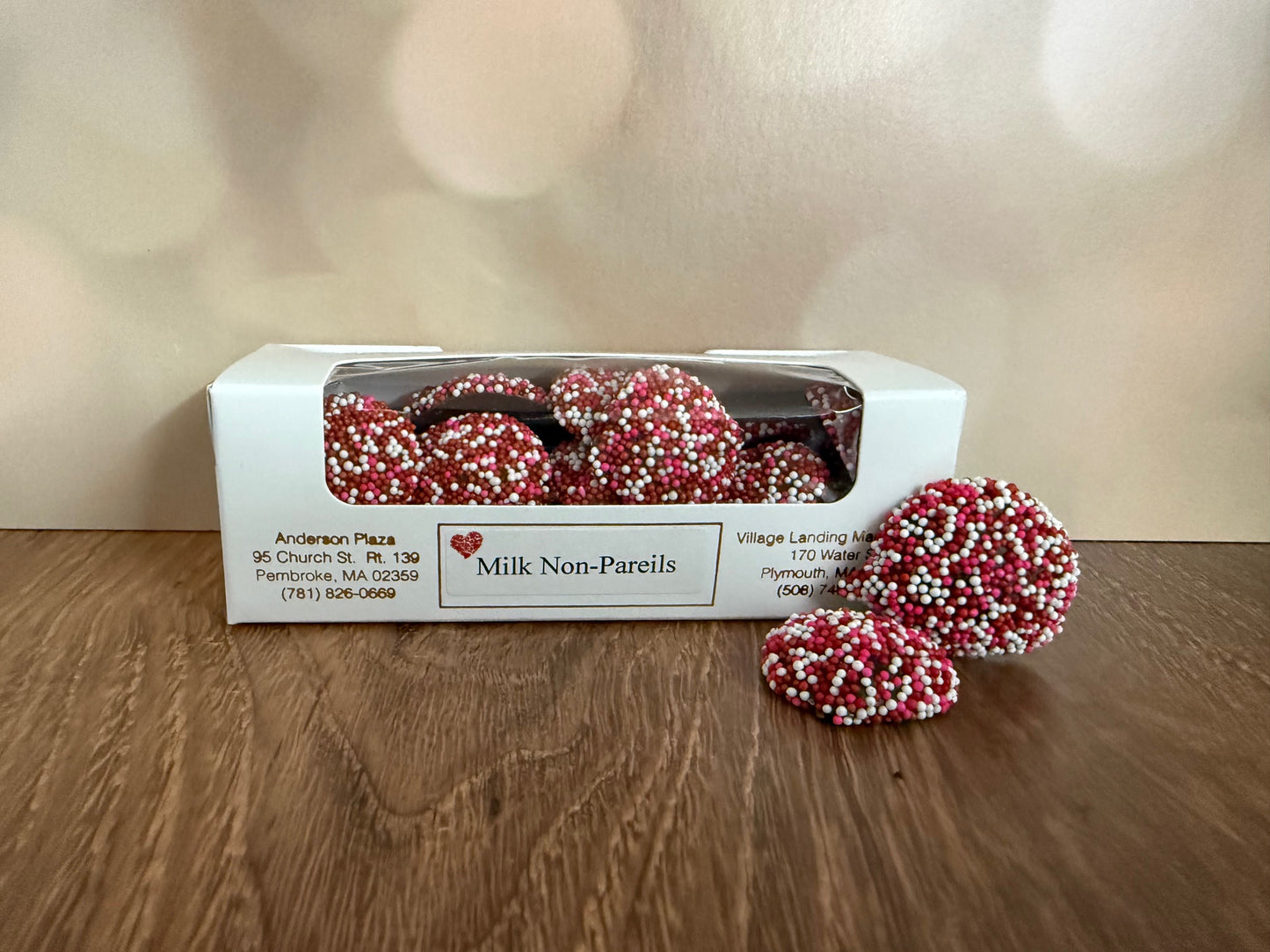 Valentine Non Pareils (Milk or Dark)