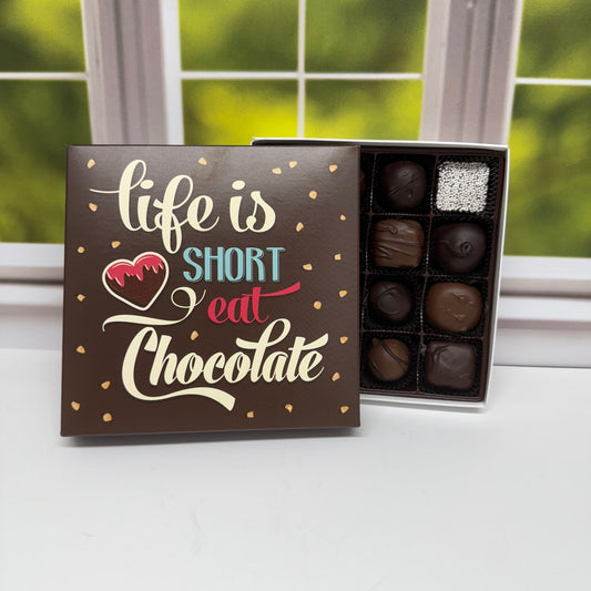 Life is Short Assortment (16 Piece Chocolates)