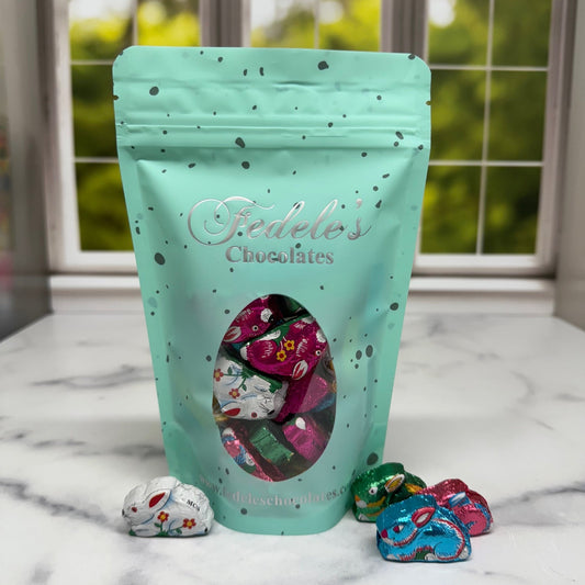 Sitting Bunnies Foiled - 08 oz. (Milk Chocolate)