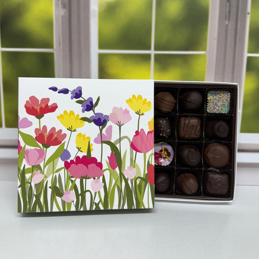 Spring Flowers  (16 Piece Chocolates)
