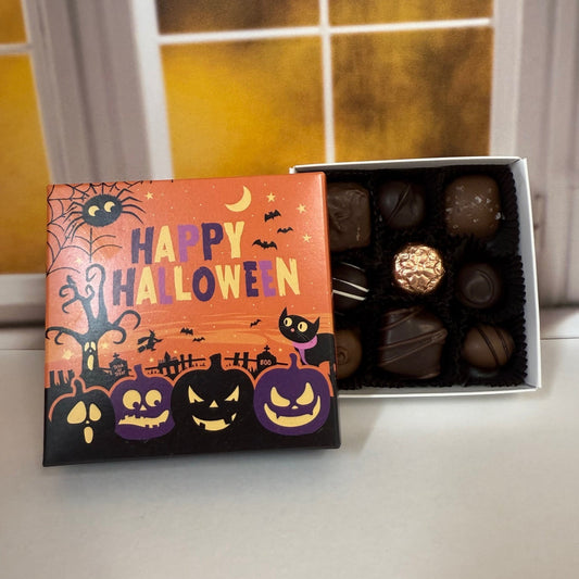Happy Halloween Assortment (9 Piece Chocolates)