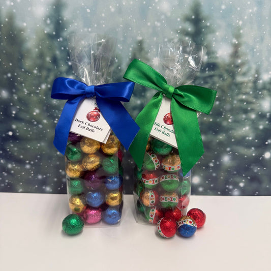 Foil Balls - Milk or Dark (Various Sizes)
