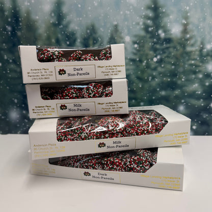 Christmas Non Pareils (Milk or Dark)