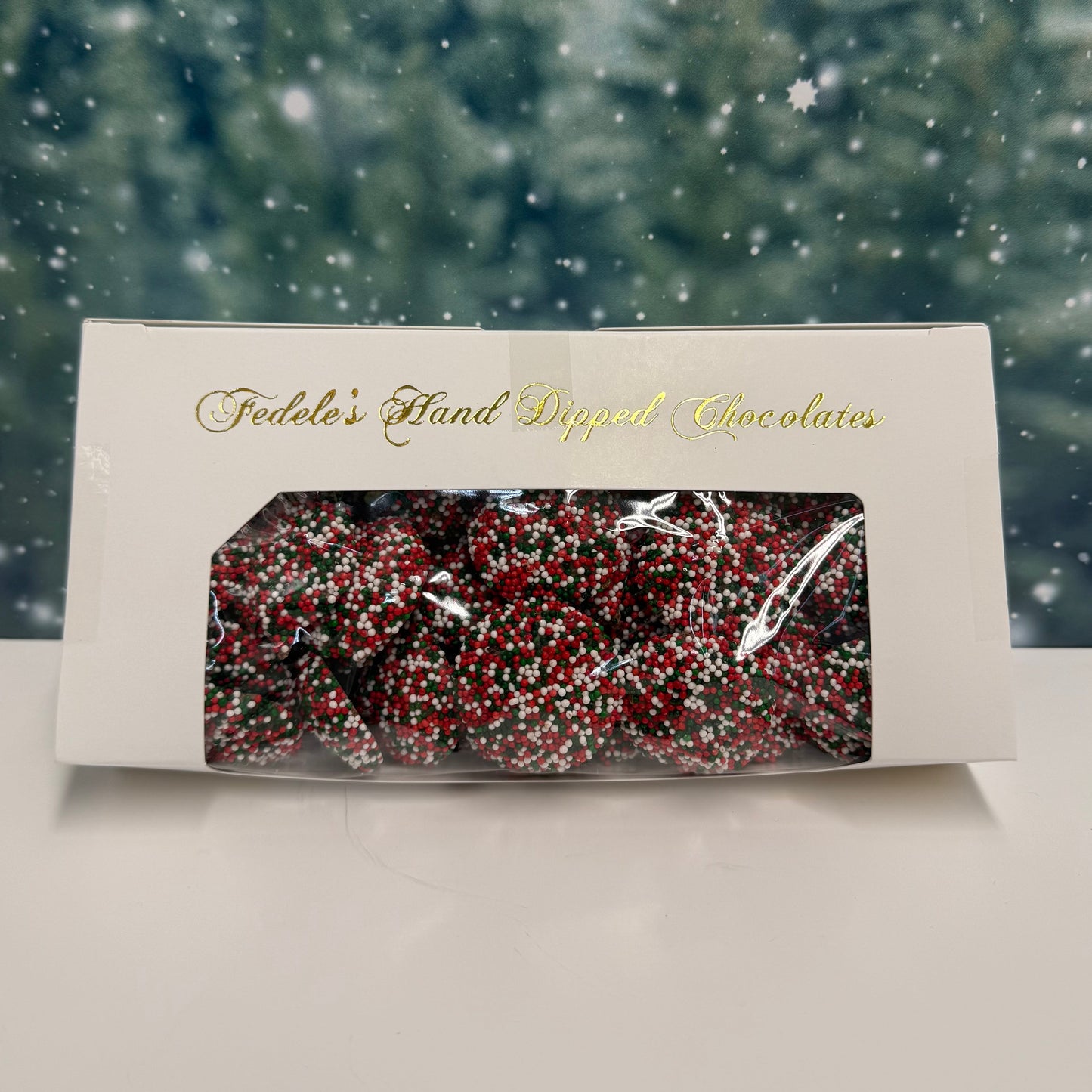 Christmas Non Pareils (Milk or Dark)
