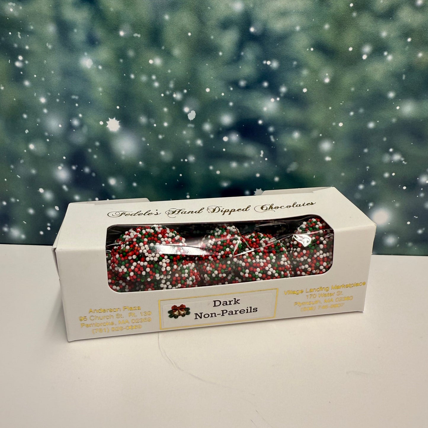 Christmas Non Pareils (Milk or Dark)