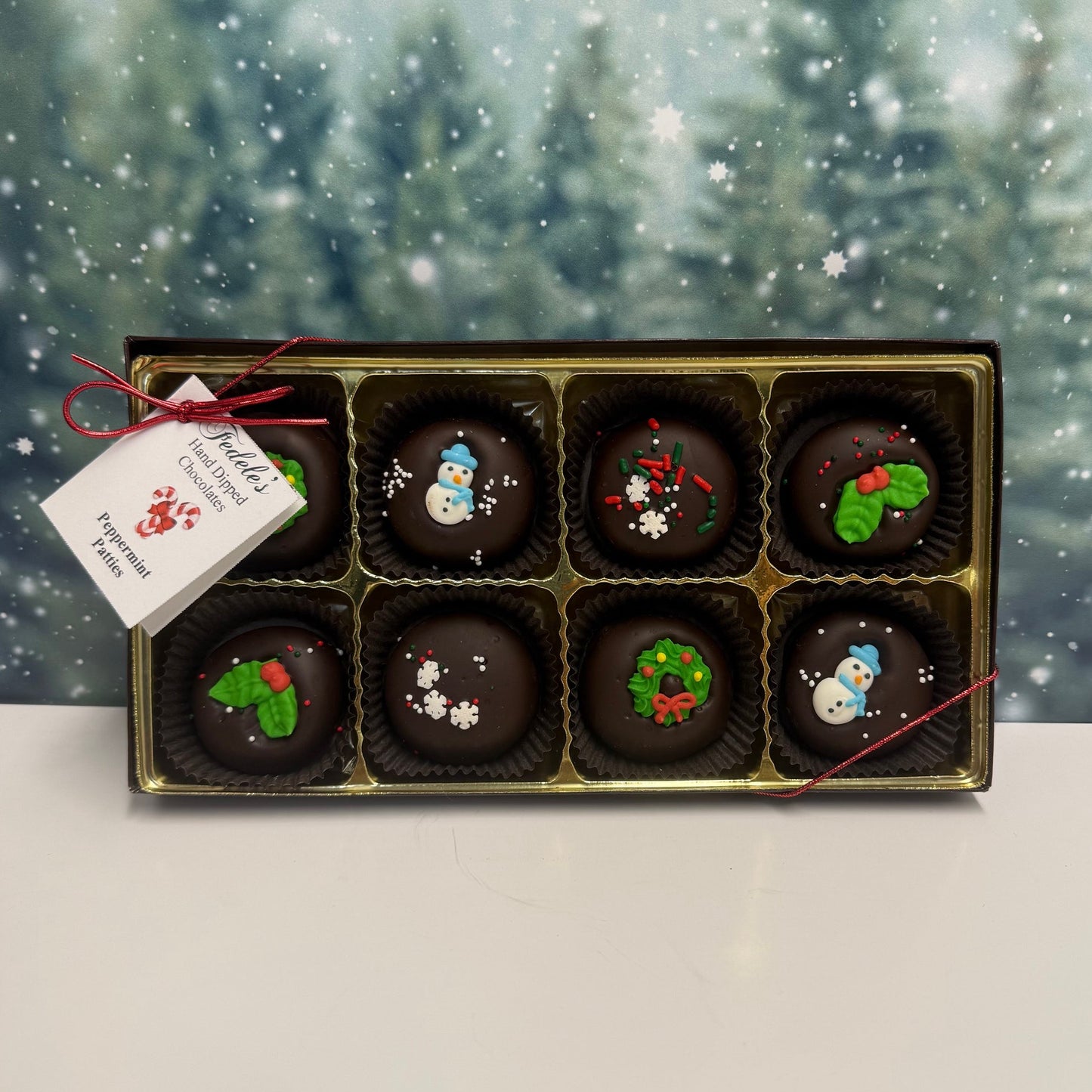 Peppermint Patty 8 piece Christmas