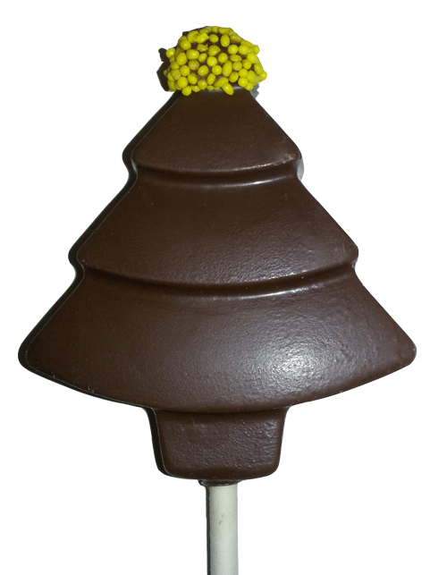 Christmas Tree Pop (Milk Chocolate)