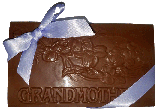 Grandmother Large Chocolate Card (Milk Chocolate)
