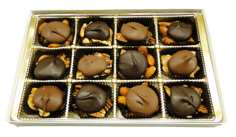Turtle Assortment - Milk & Dark Chocolate  (Various Sizes)