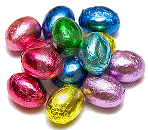 Easter Foil Eggs (Various Types)